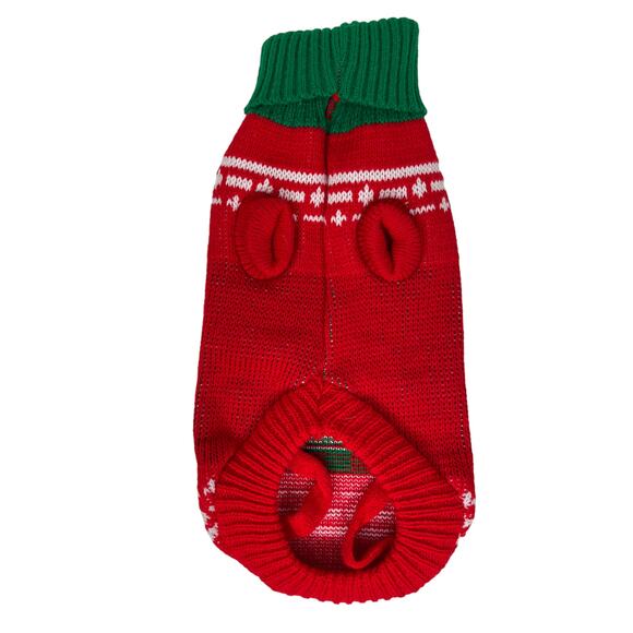 Pet Dog Sweater Knit Christmas Tree Design Size EXTRA LARGE New W/O Tags - Picture 2 of 4